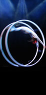 Dominique Major performing in Cirque Du Soleil with Celebrity Cruises